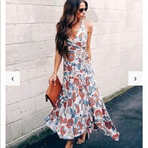 Floral Wrap Dress 🌸